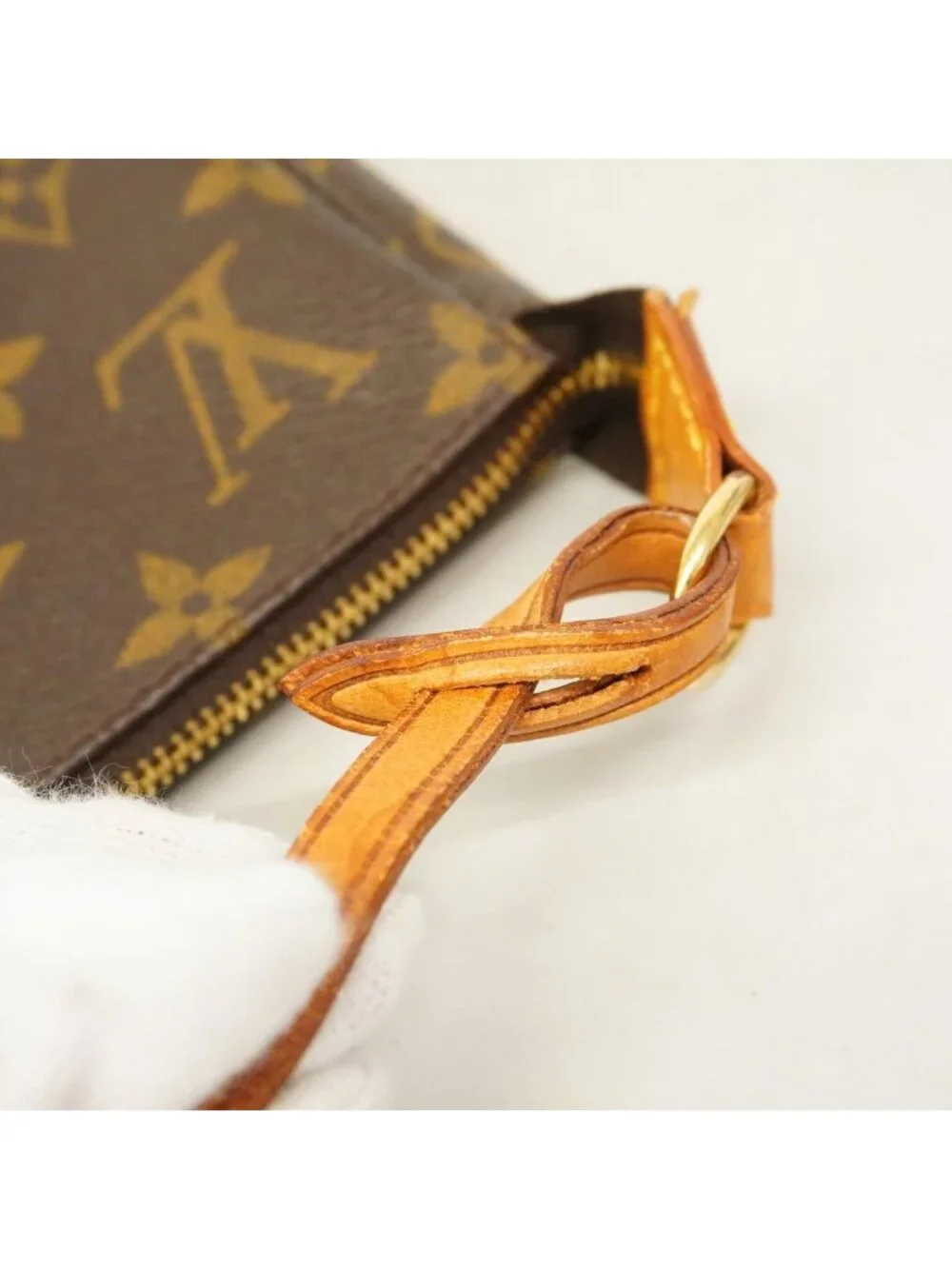Louis Vuitton Pouch Monogram Pochette Accessoires Brown
